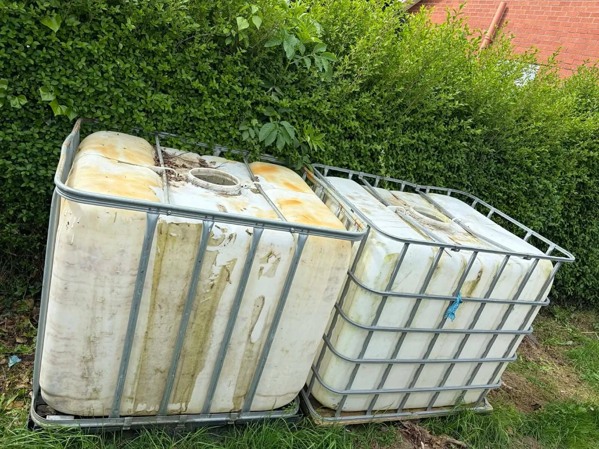 2 for €50 water tanks - Image 1