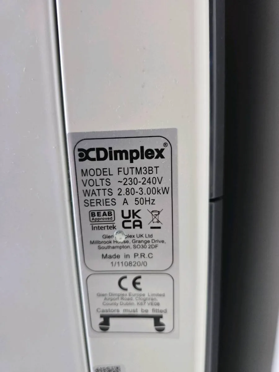 Dimplex electric heater - Image 2
