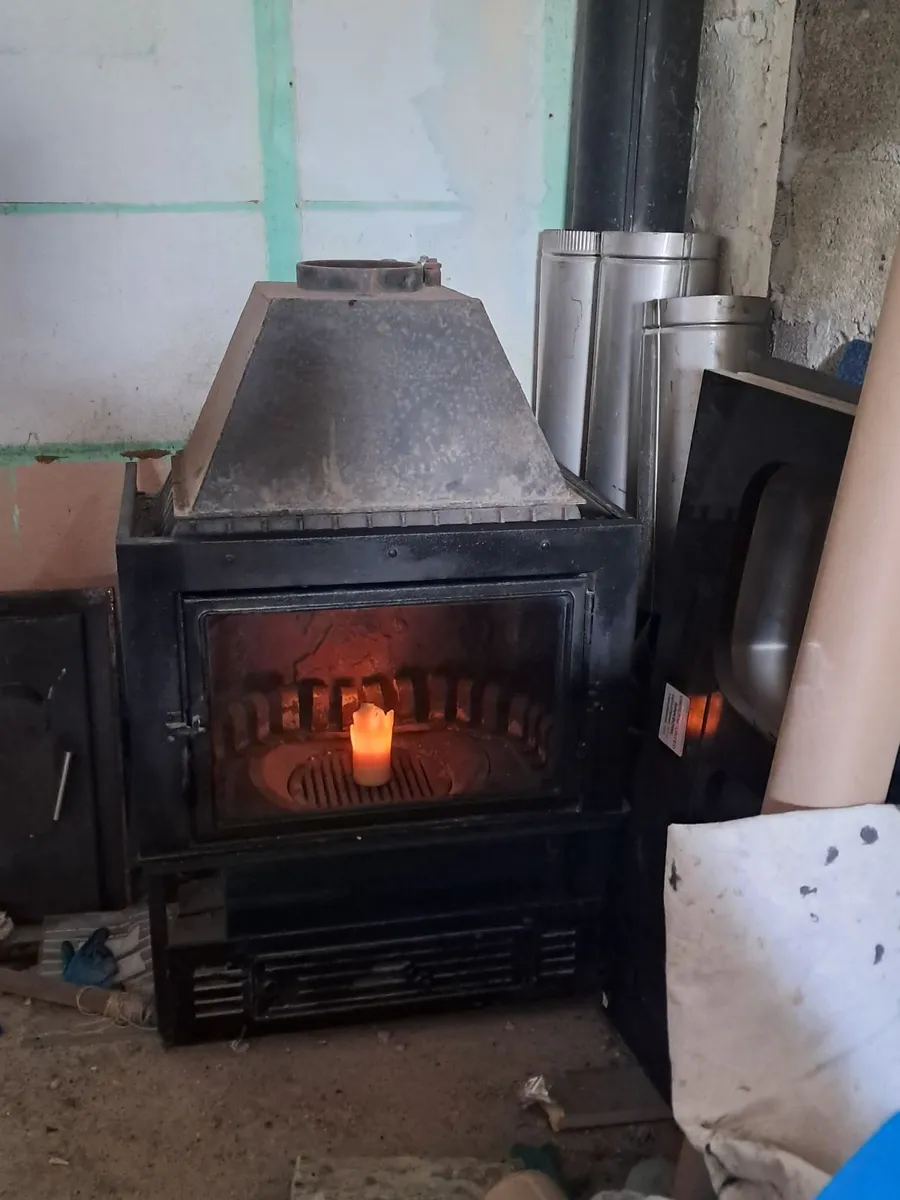 Old German Wood Burning Stove - Image 1