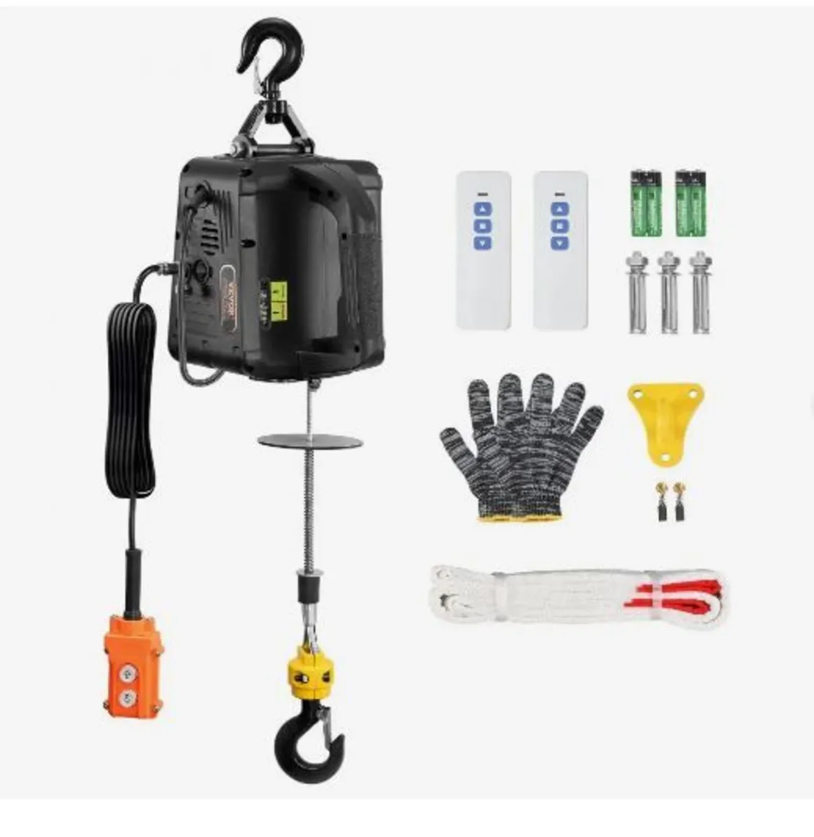 3-in-1 Portable Electric Hoist Winch 499 kg - Image 1