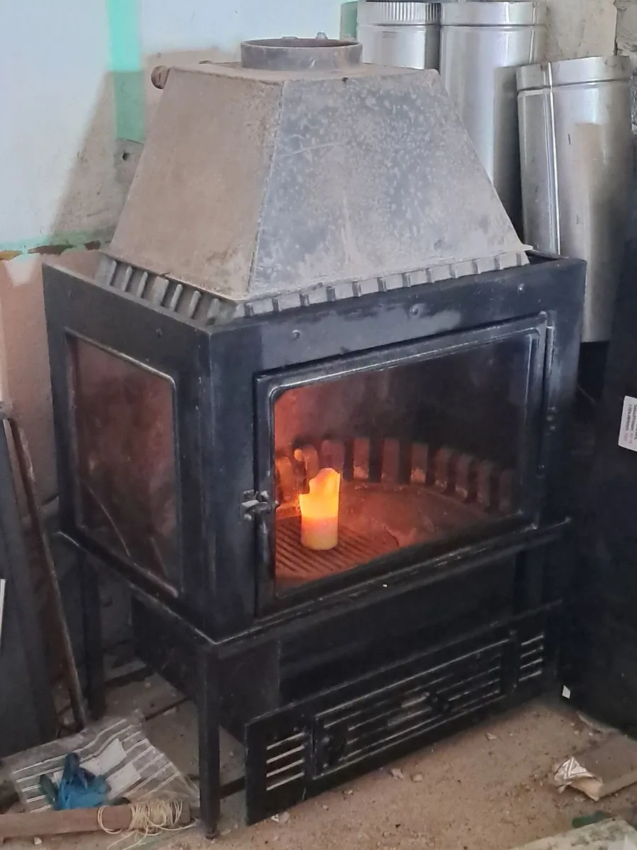 Old German Wood Burning Stove - Image 4