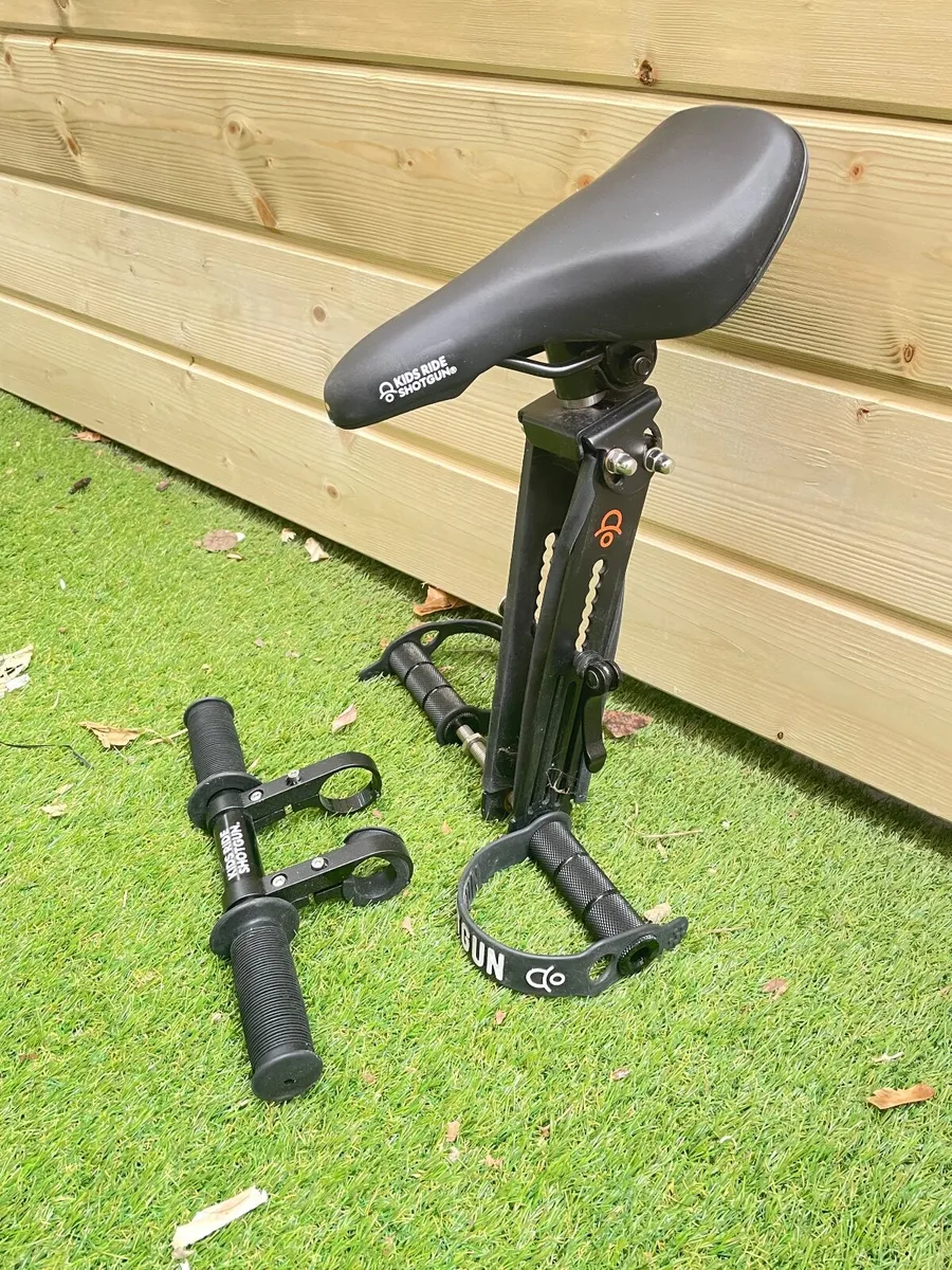 Shotgun Bike seat with handle bars for toddlers - Image 2