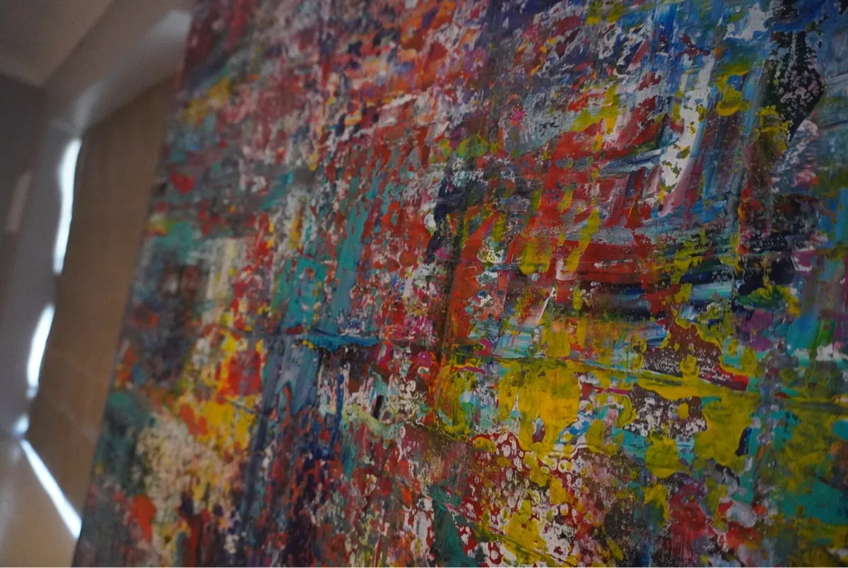 Large abstract painting-modern interior art - Image 3