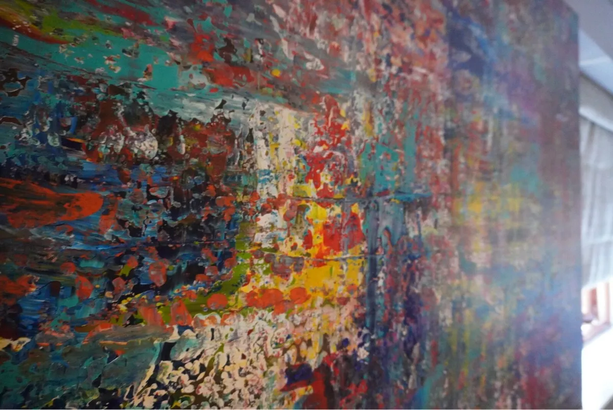 Large abstract painting-modern interior art - Image 4