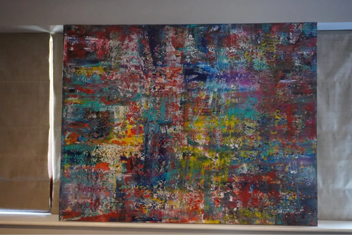 Large abstract painting-modern interior art - Image 1