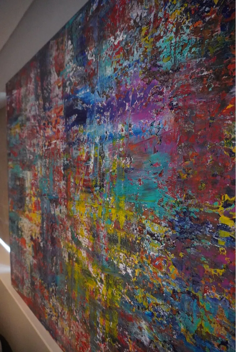 Large abstract painting-modern interior art - Image 2