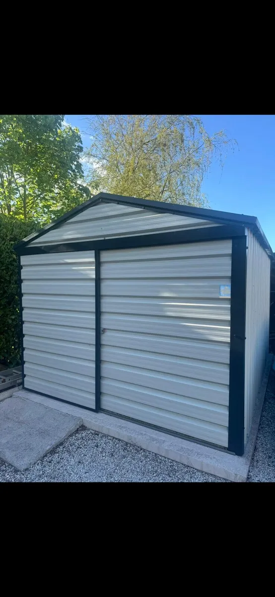 4m x 3m steeltech shed - Image 1