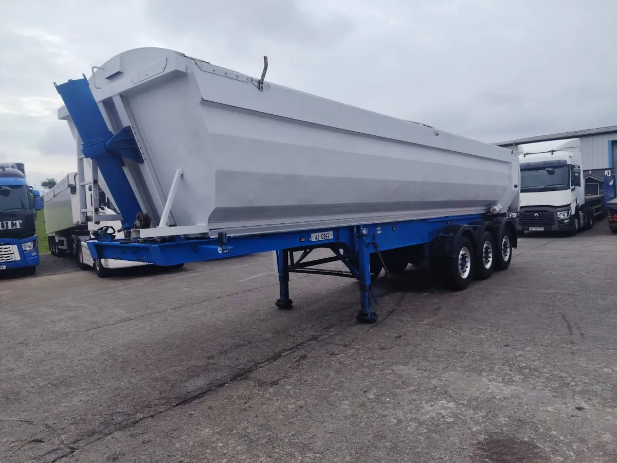 2007 Kelburg alloy aggregate tipping trailer - Image 1