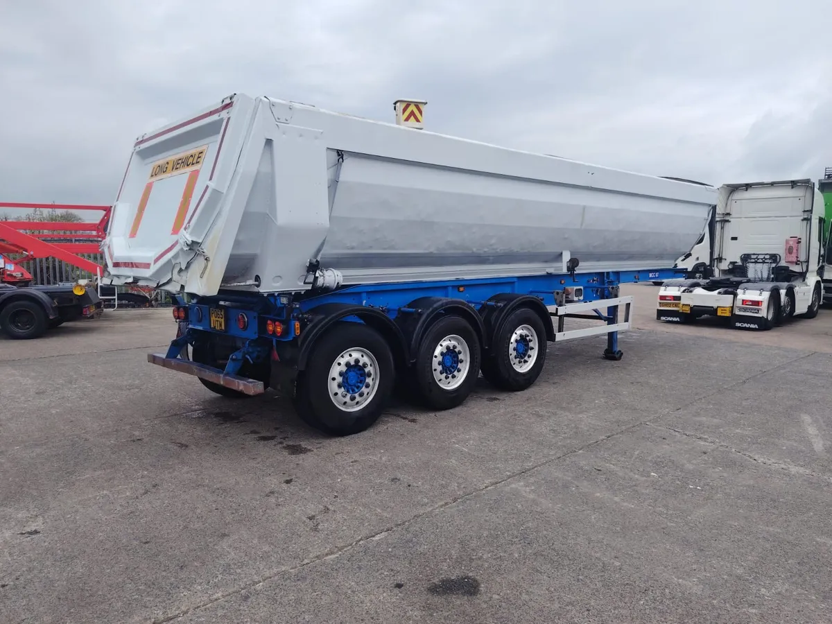 2007 Kelburg alloy aggregate tipping trailer - Image 2