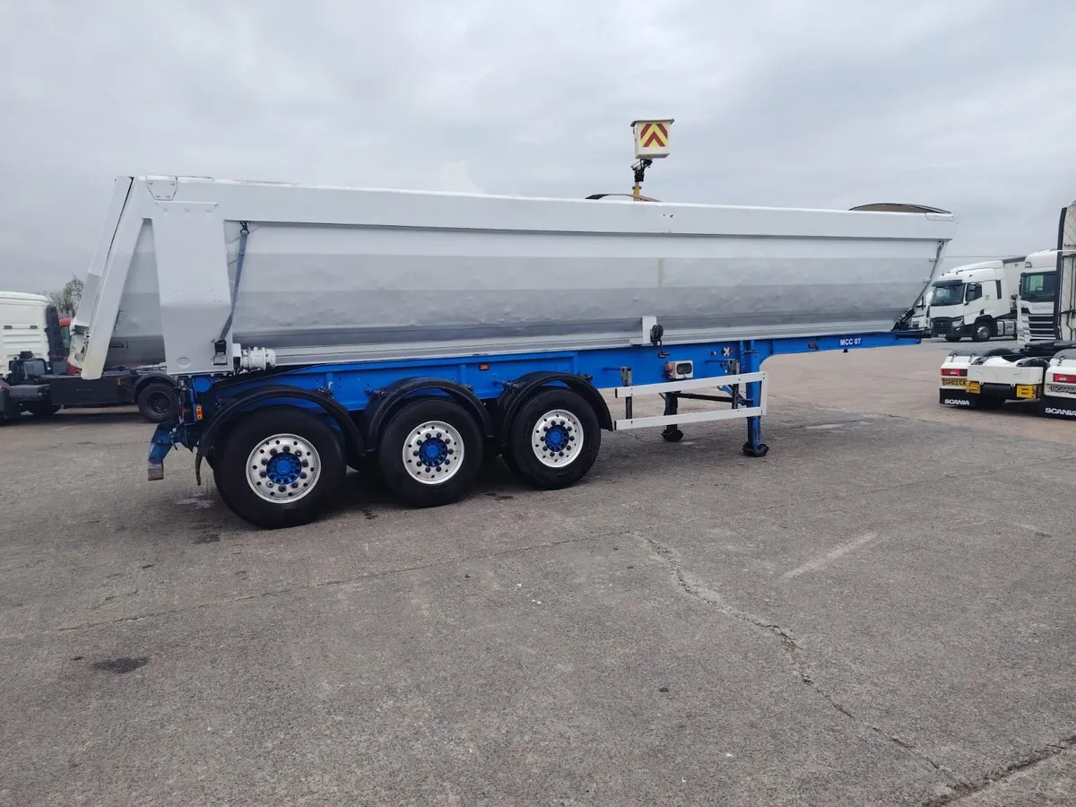 2007 Kelburg alloy aggregate tipping trailer - Image 4
