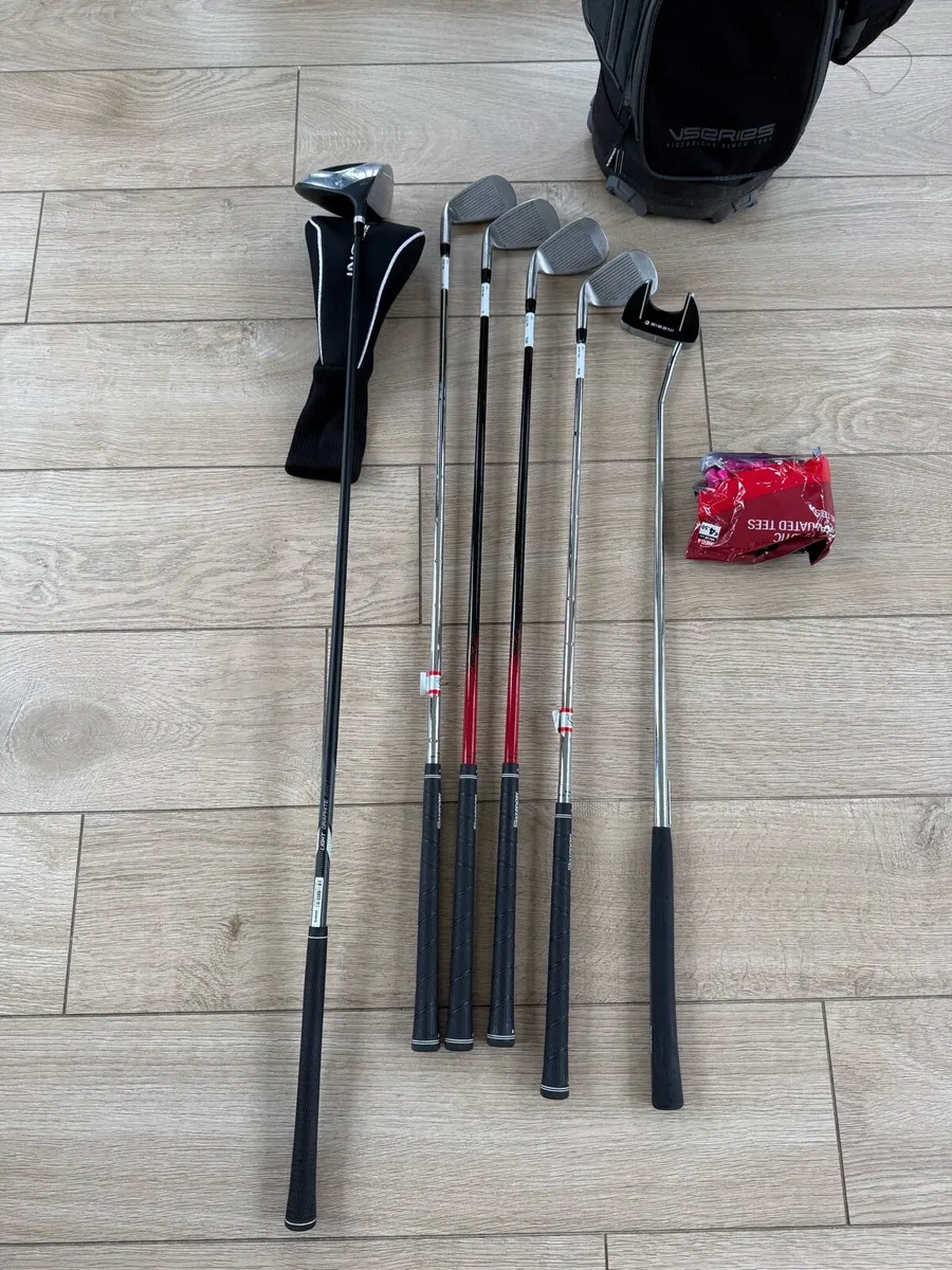 Right handed golf club set with bag - Image 2