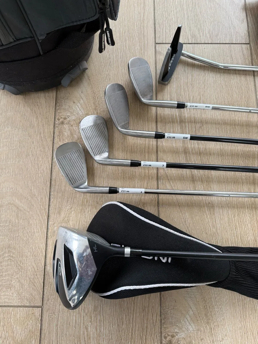 Right handed golf club set with bag - Image 3