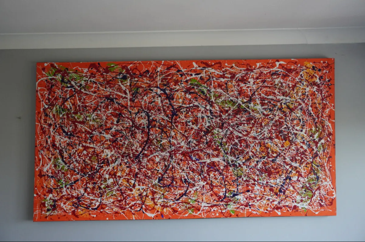 Large abstract painting-Original Statement piece - Image 2