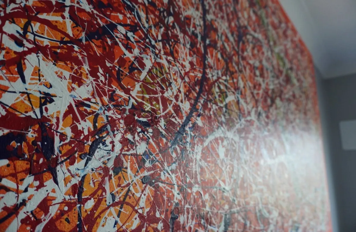 Large abstract painting-Original Statement piece - Image 1