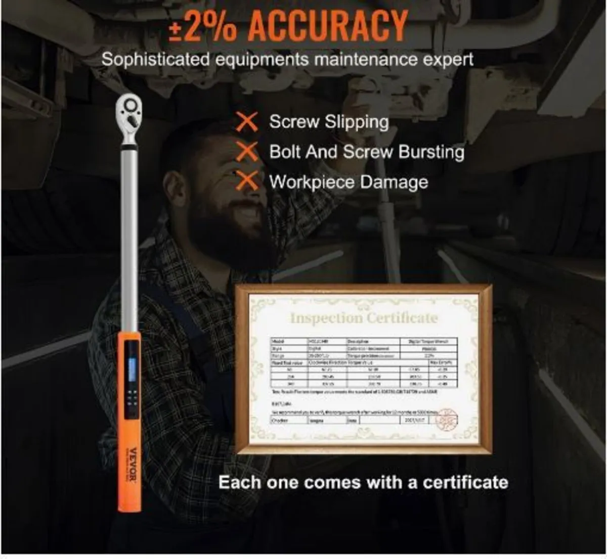 Digital Torque Wrench, 1.3 cm Drive Electronic - Image 2