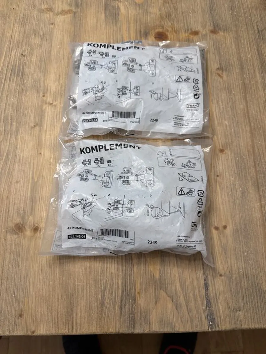 2 Packs Ikea Komplement Hinges