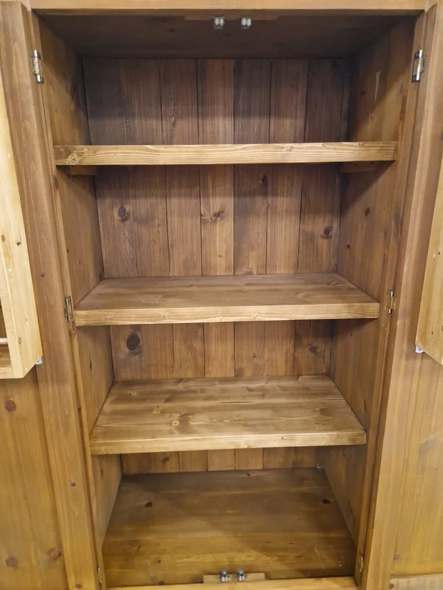 Vintage pine kitchen larder - Image 2