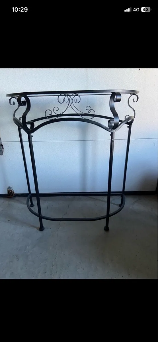 Wrought iron table - Image 2