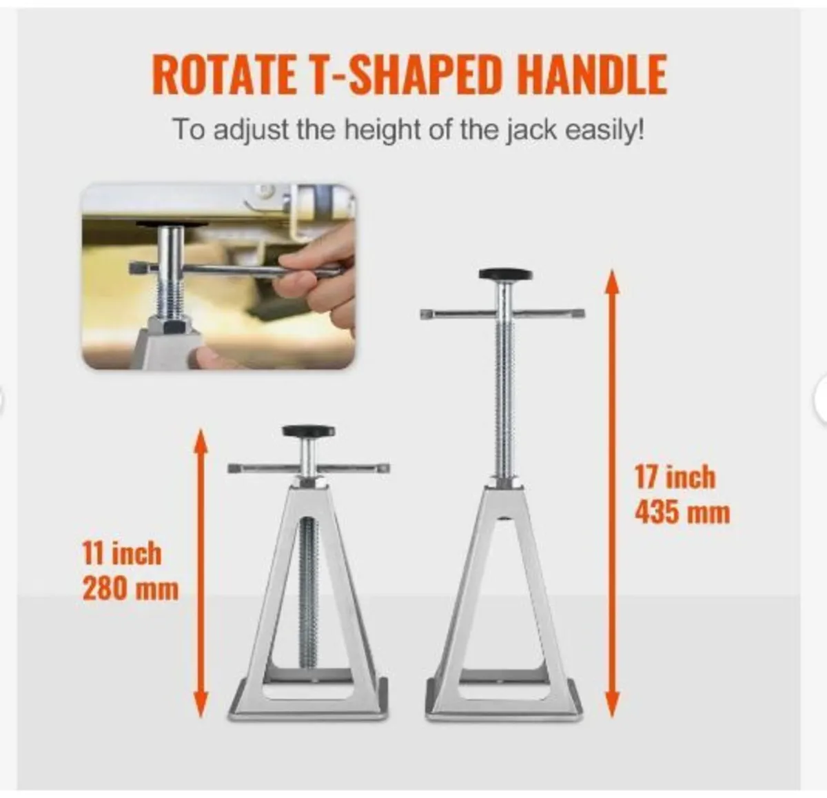 RV Stabilizer Jacks, 4 Pack Aluminum - Image 2