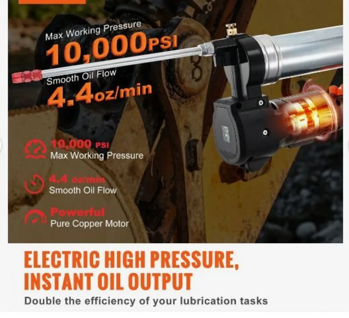 Cordless Grease Gun, 20-Volt - Image 3