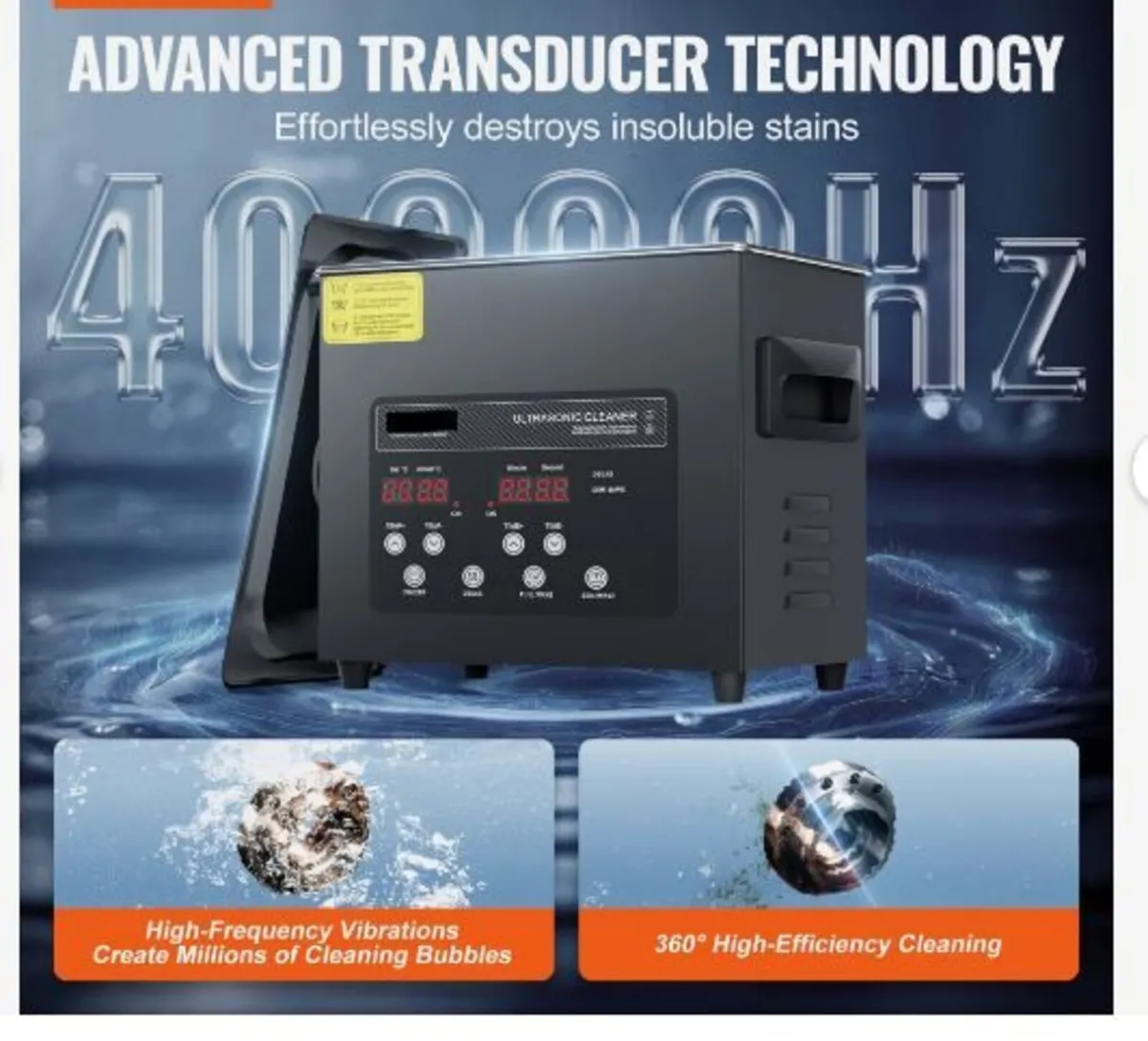 3L Ultra Sonic Cleaner, 120W Digital - Image 3