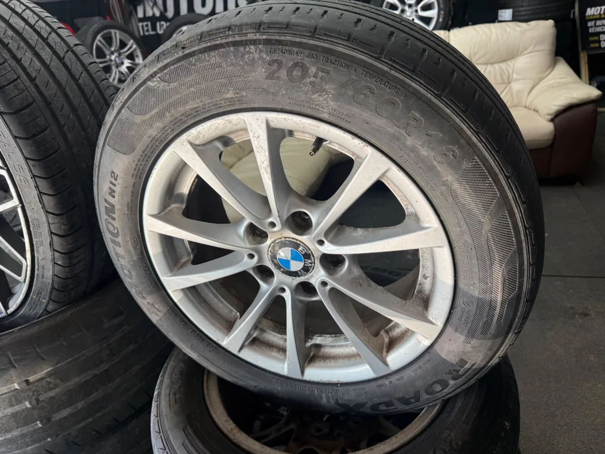 16 INCH BMW 5x120 ALLOYS + TYRES - Image 2
