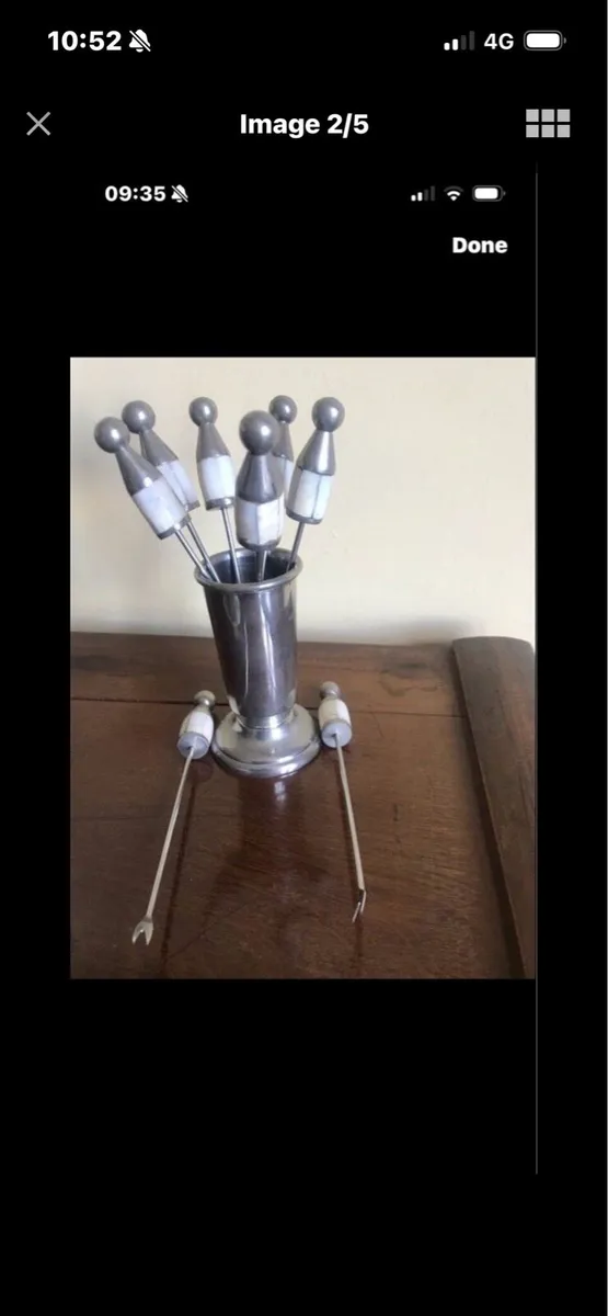 Mother of Pearl Snack Fork Set - Image 2