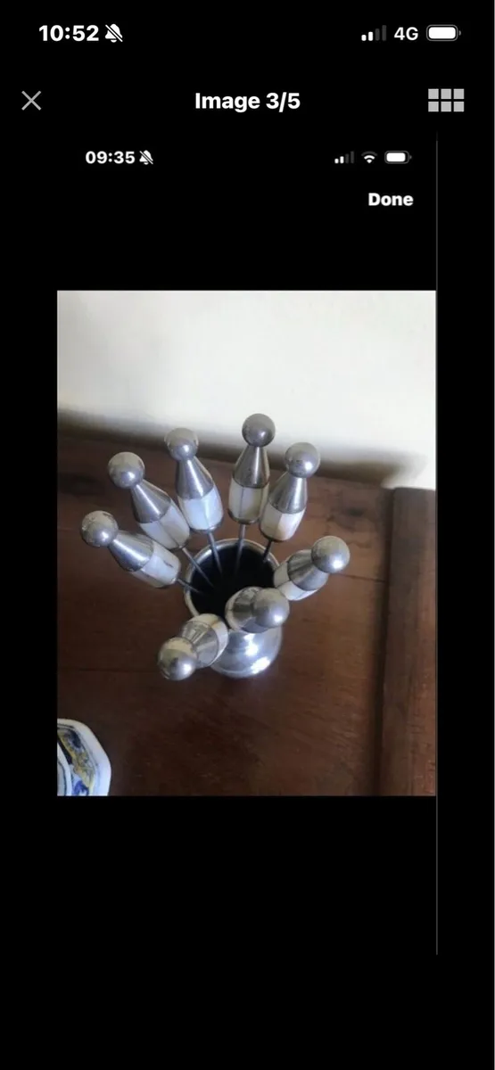 Mother of Pearl Snack Fork Set - Image 3