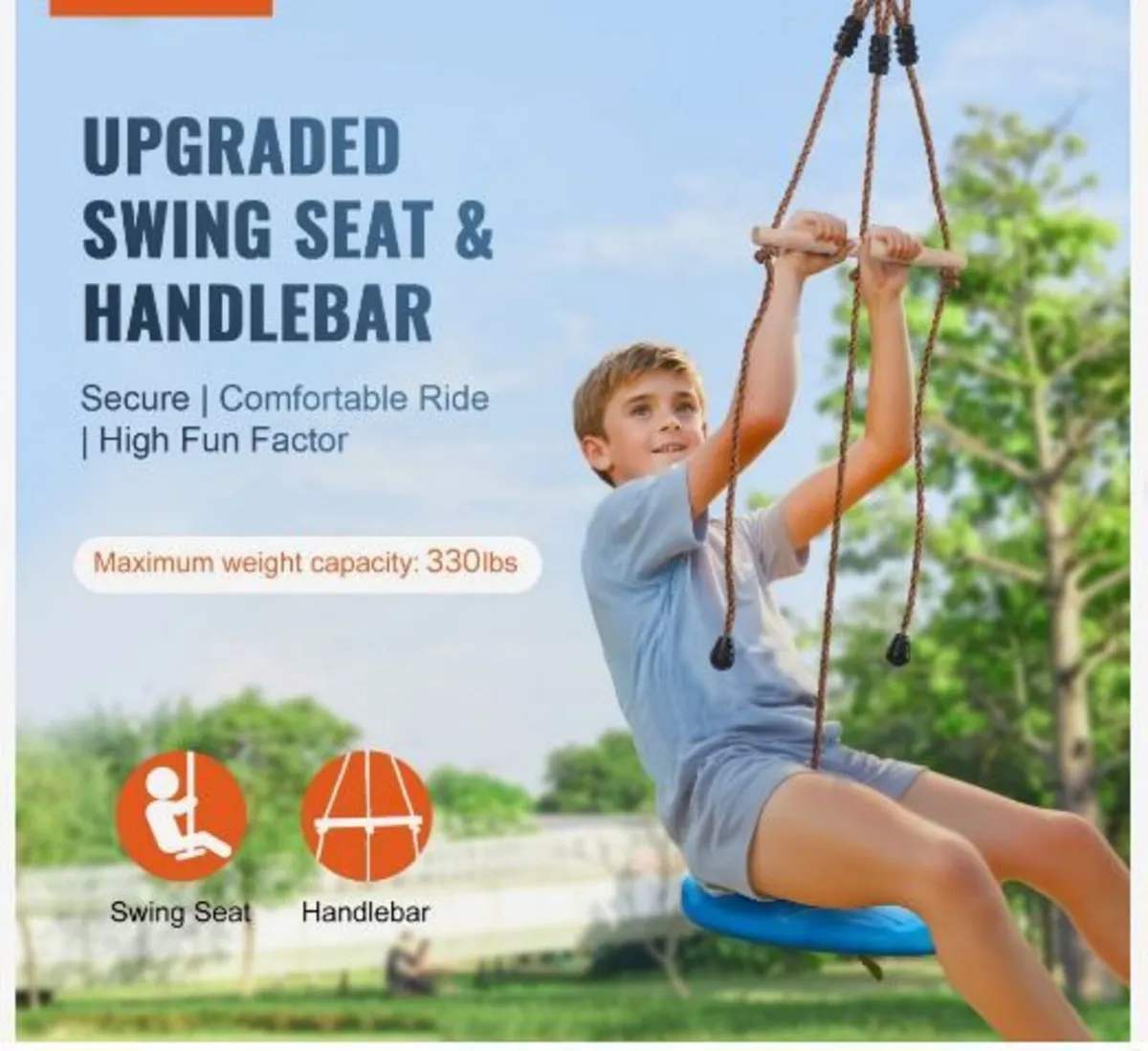 Zipline Kit for Kids and Adult, 52 ft - Image 2