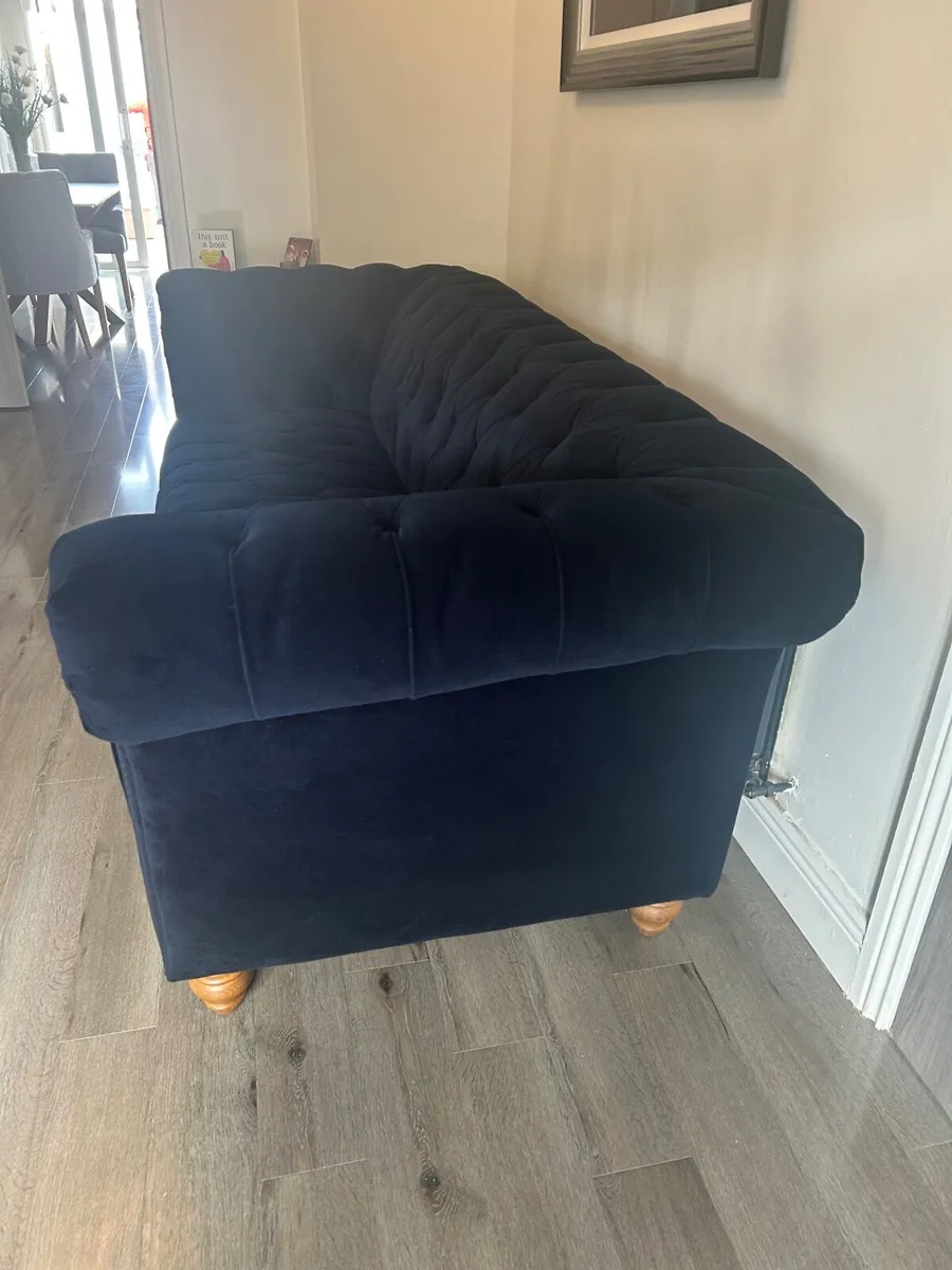 Navy sofa - Image 3
