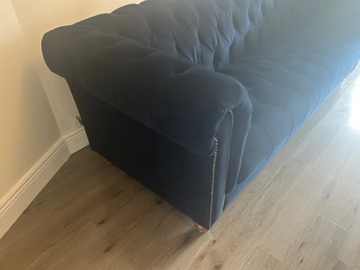 Navy sofa - Image 4