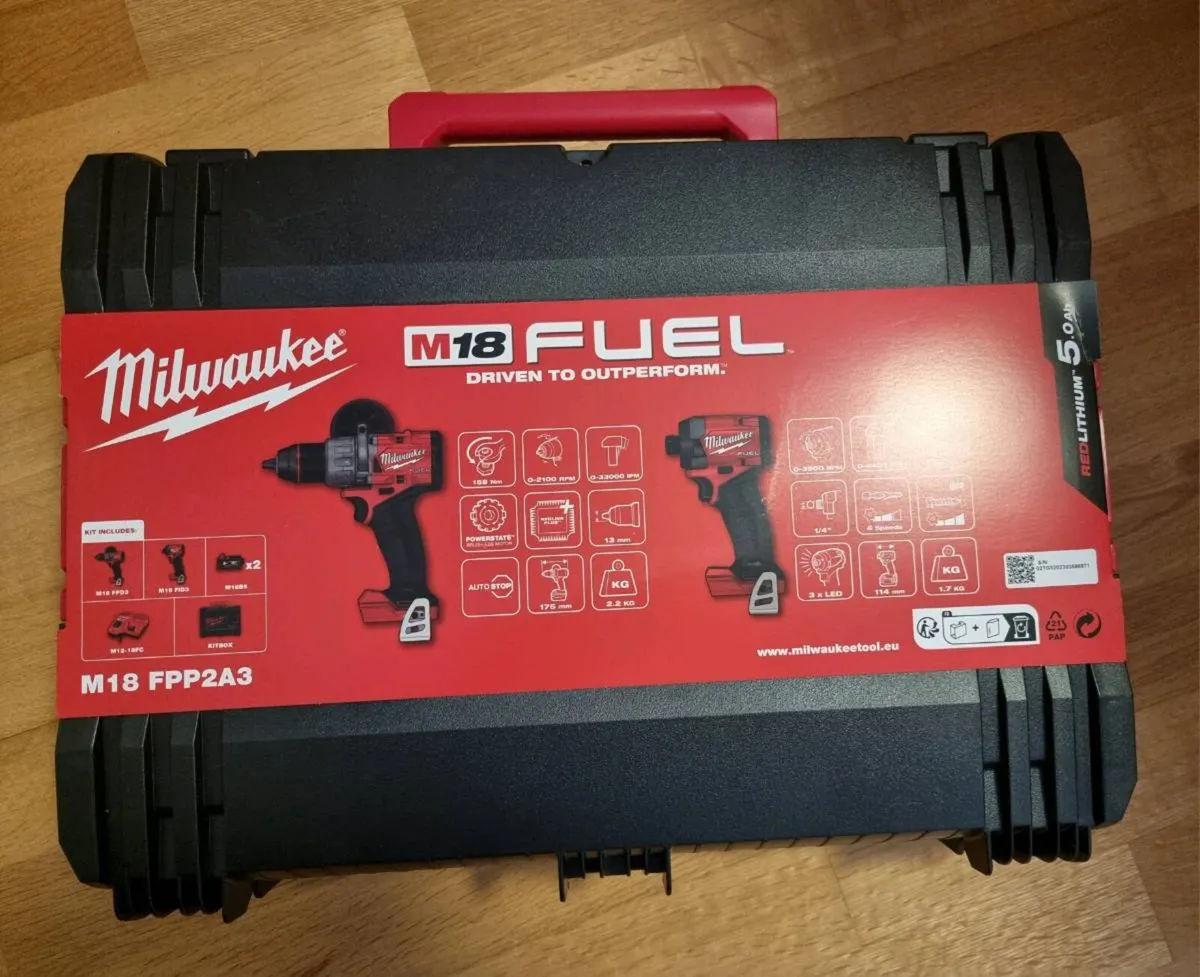 Milwaukee M18FPP2A3-502 Fuel Gen4 Combi Kit - Image 1