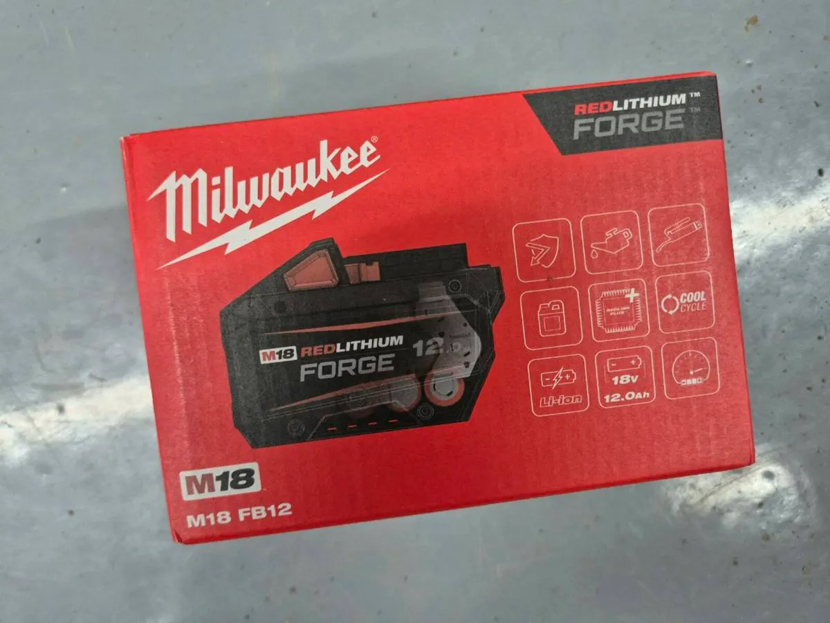 Milwaukee M18FB Forge 12.0Ah Battery - Image 1