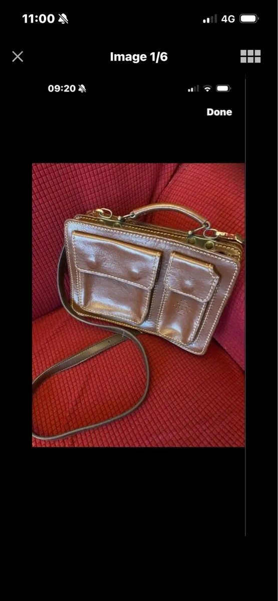 Leather Shoulder Bag - Image 1