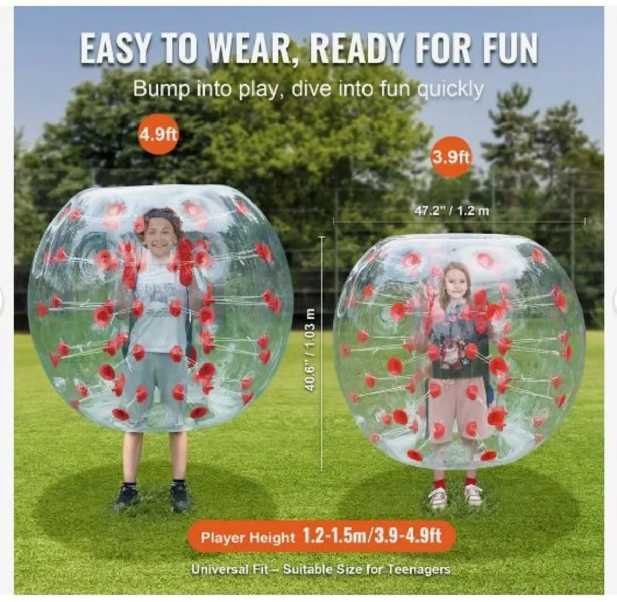 Inflatable Bumper Ball 1-Pack - Image 2