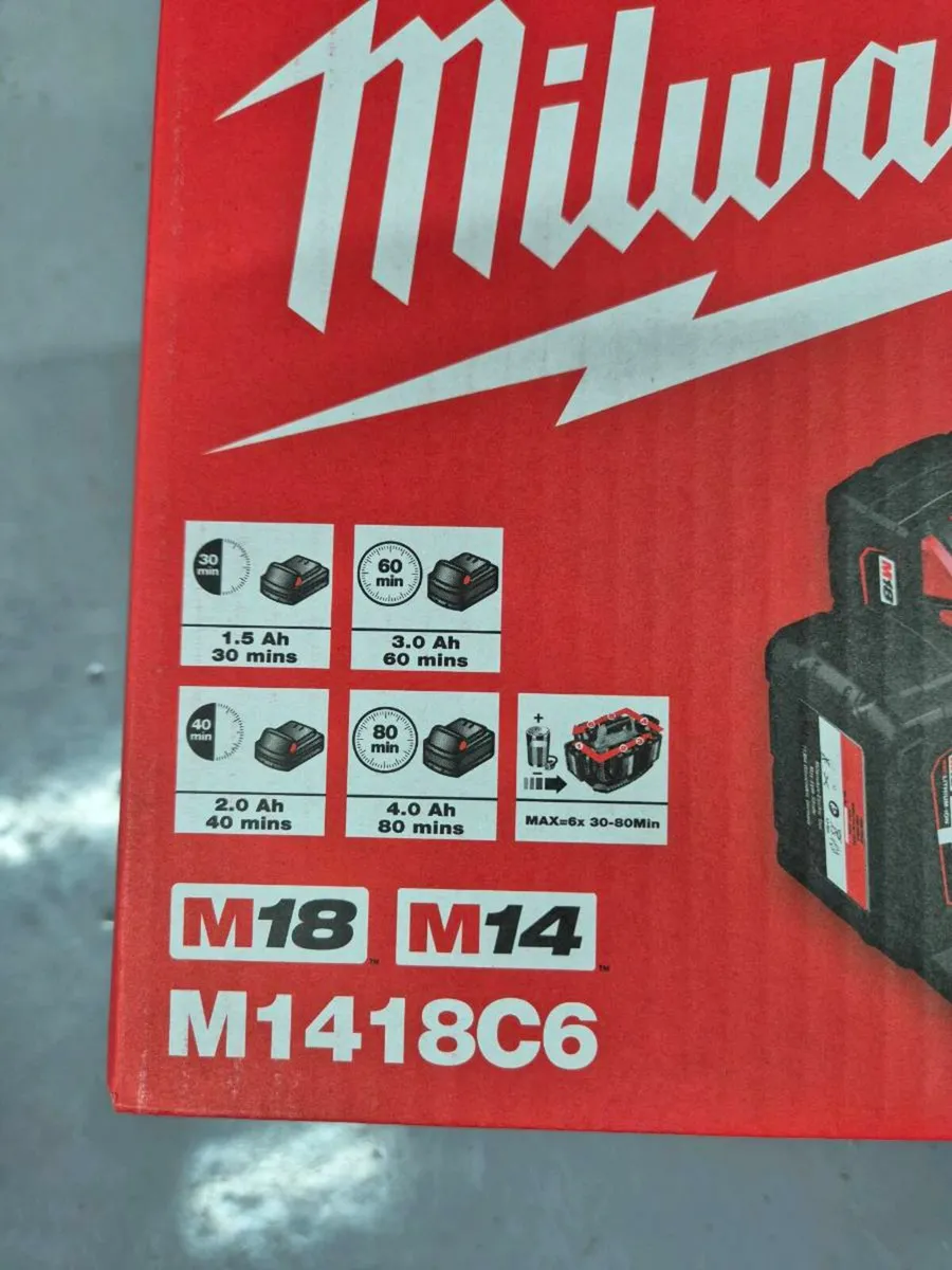 Milwaukee M18 6 Bay Charger - Image 2