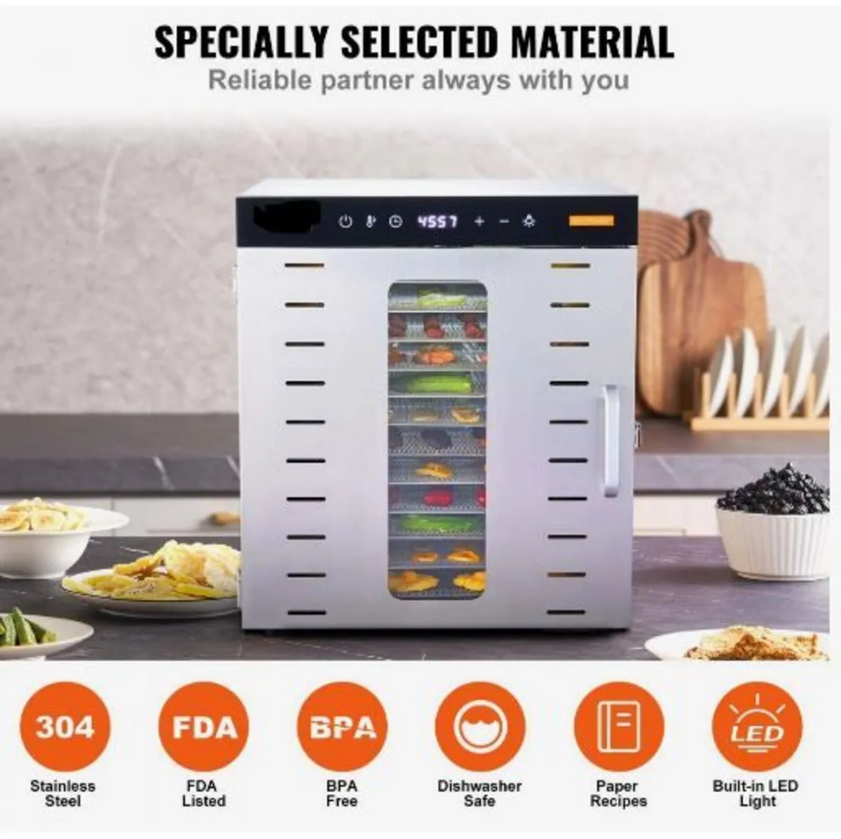 10 Trays Food Dehydrator Machine - Image 4