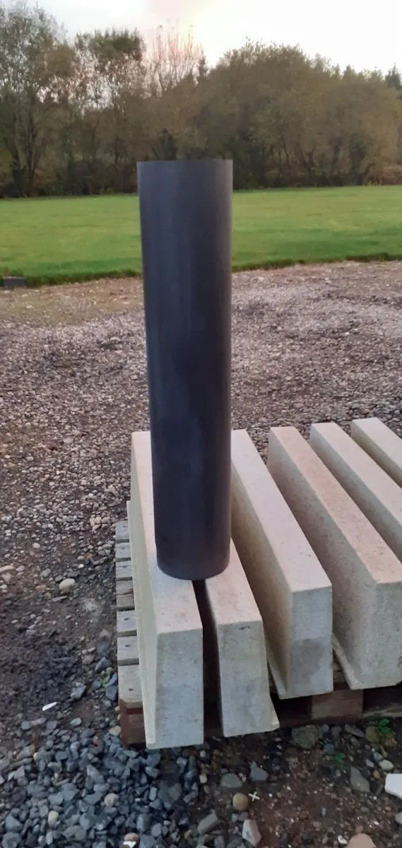 3 Enamel flue pipe 1 mt * 200 mm