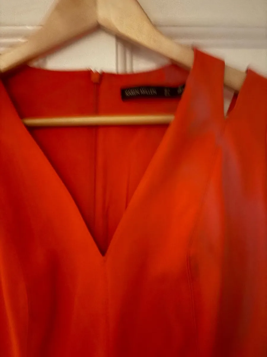 Karen millen orange knee length dress - Image 4
