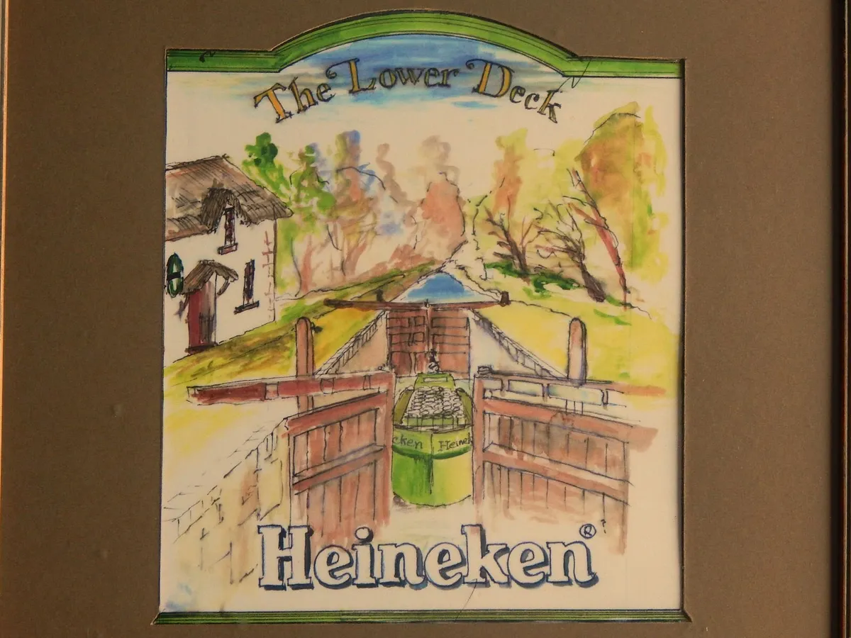 Framed Heineken Advertising Print - Image 4