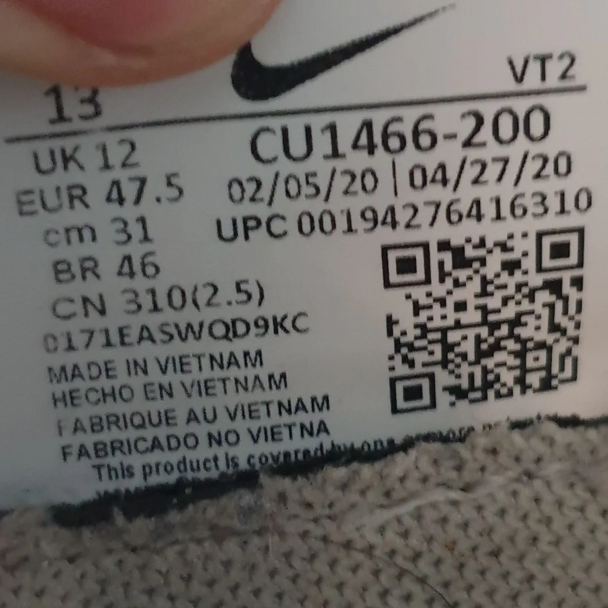 Nike react running shoes size 12 EU 47.5 - Image 3