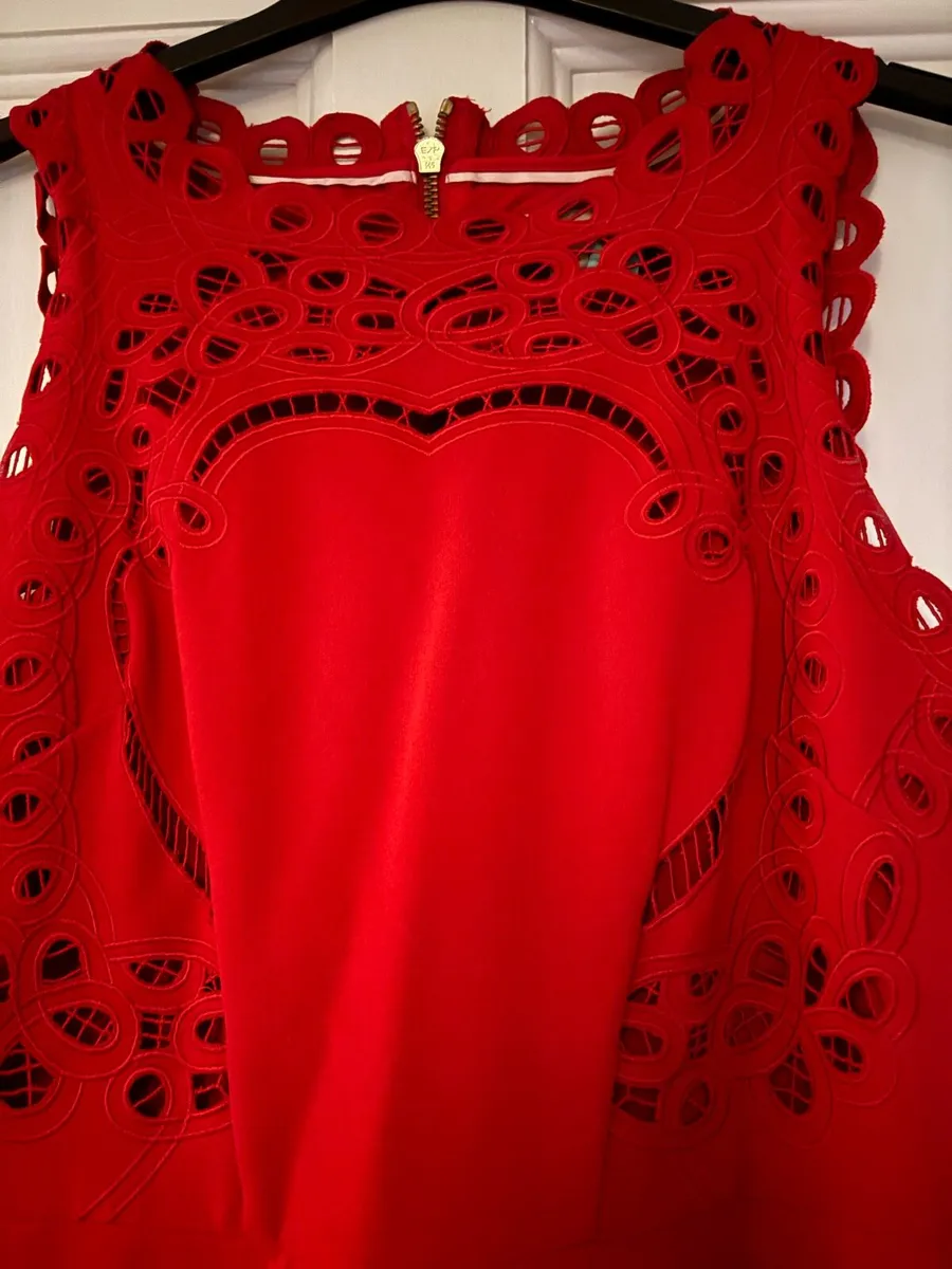 Ted Baker Red cocktail Dress - Image 3