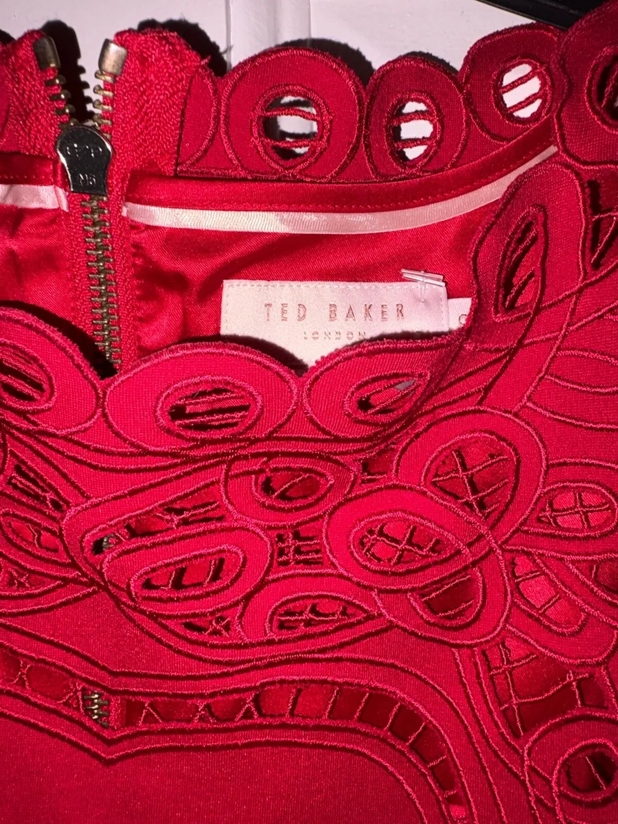Ted Baker Red cocktail Dress - Image 2