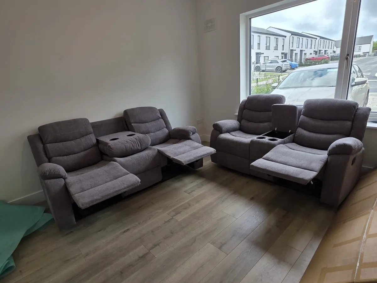 New Fabric Recliners Free Delivery - Image 2