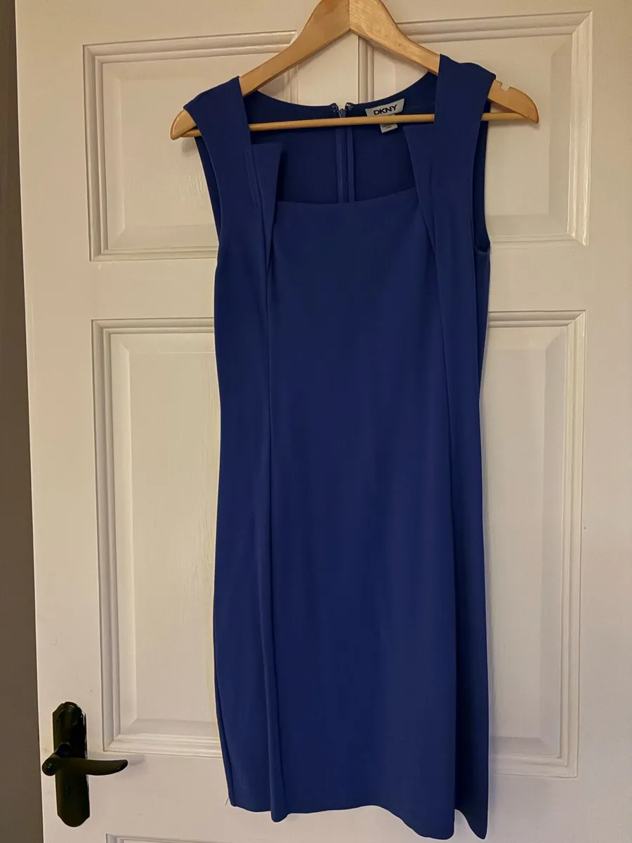 DKNY purple knee length dress - Image 1