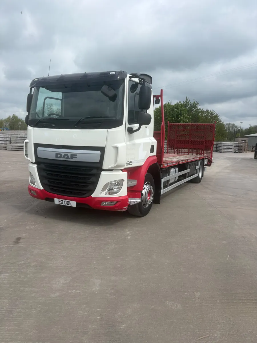 2017 DAF CF260FA Beavertail Plant Lorry - Image 3