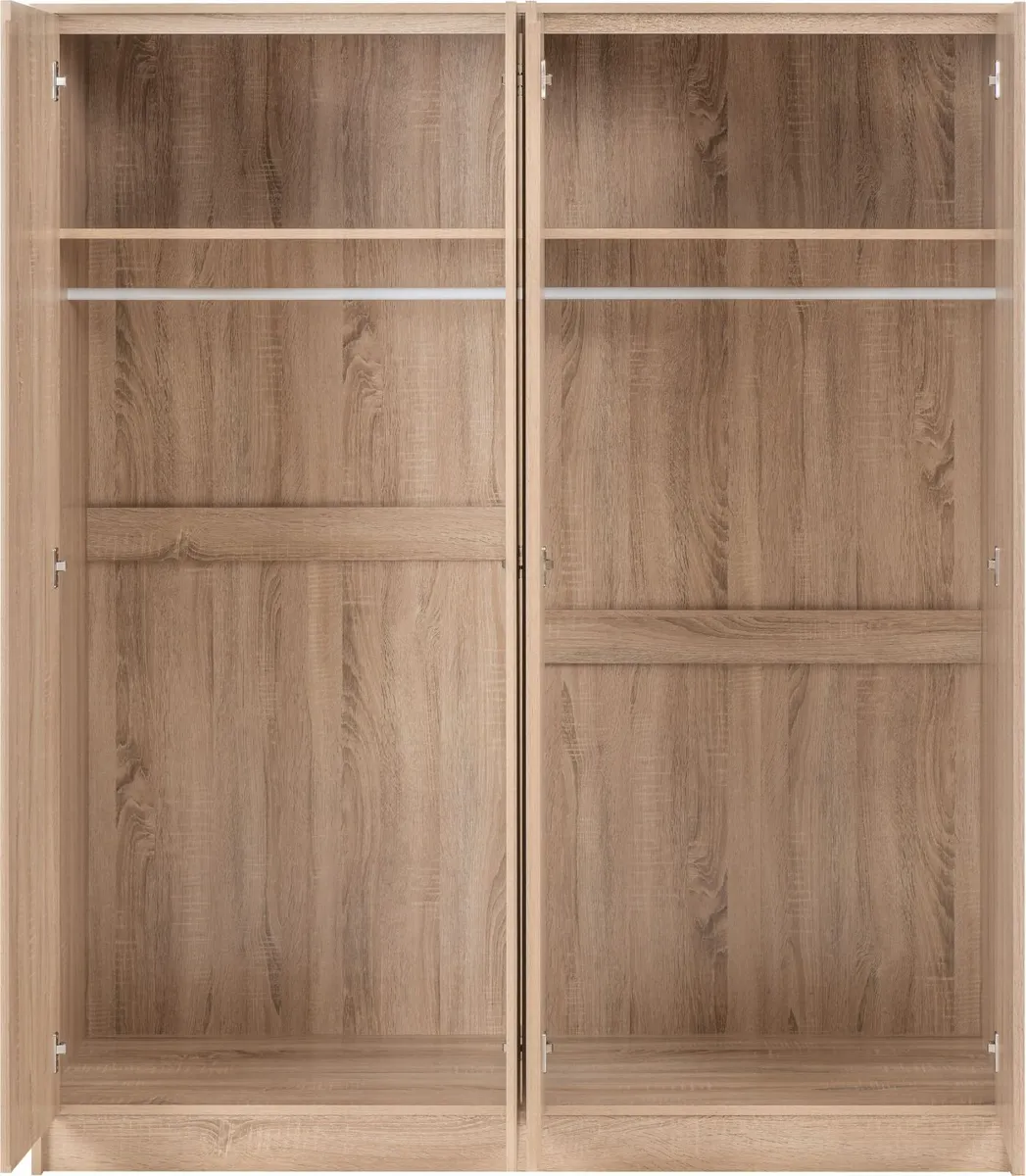 OAK 4 DOOR WARDROBES - Image 2