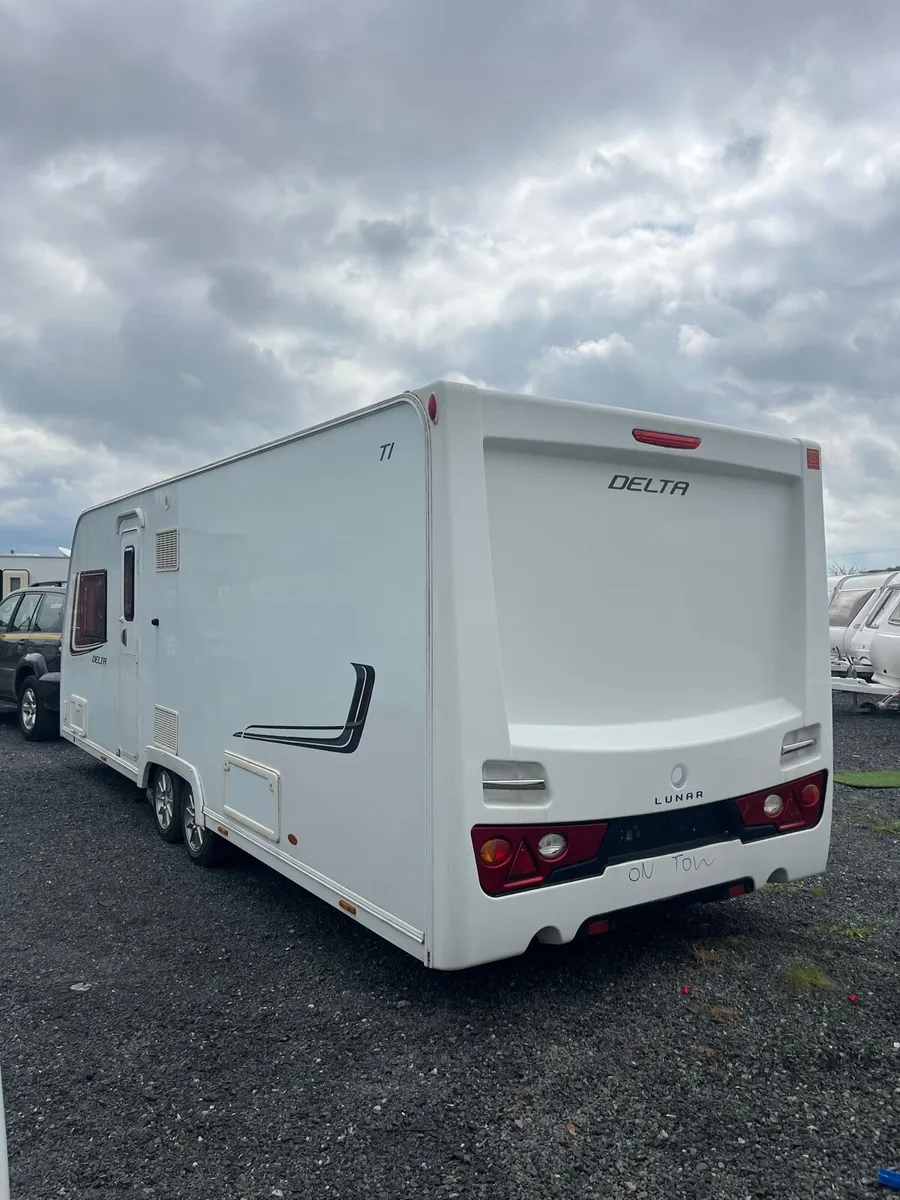 2014 Lunar 4 Berth Fixed Island Bed Caravan - Image 3