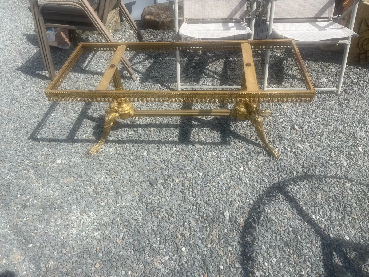 Marble top coffee table - Image 2