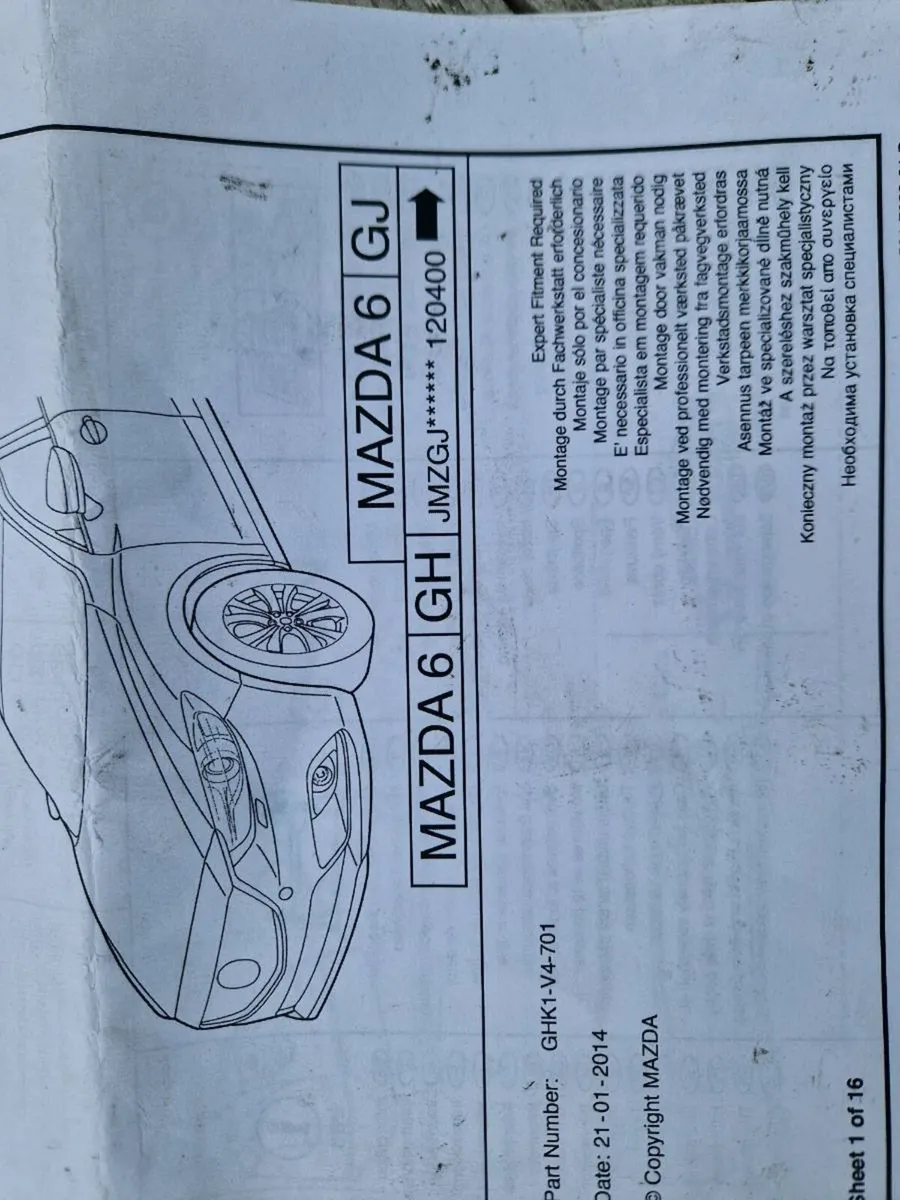 Mazda6 Roof Bars - Image 3